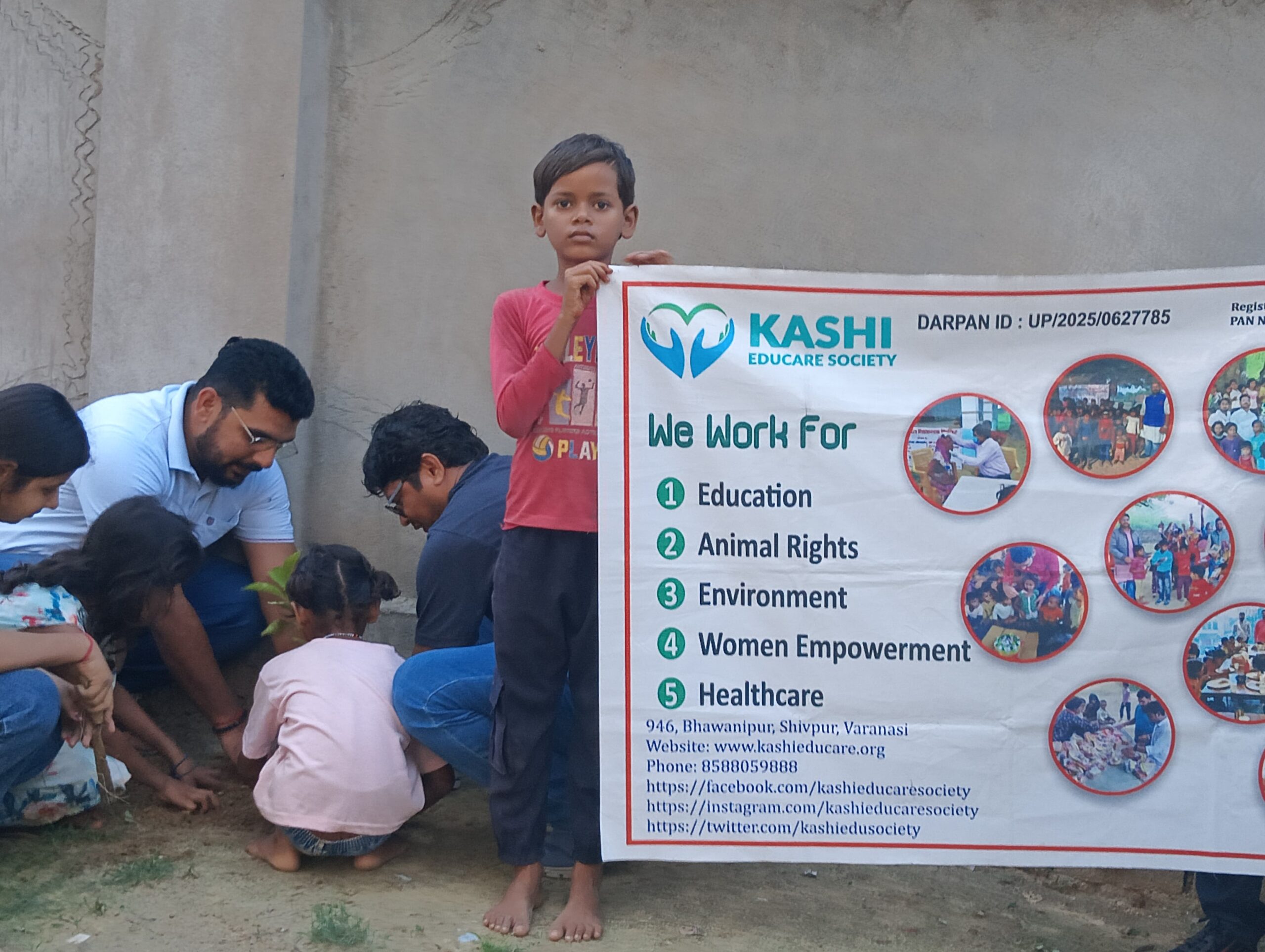 plantation in varanasi